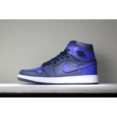 Nike Erkek Air Jordan 1 Mid Obsidian / Kraliyet Mavisi Obsidian Basketbol Ayakkabısı Türkiye - GKDUR